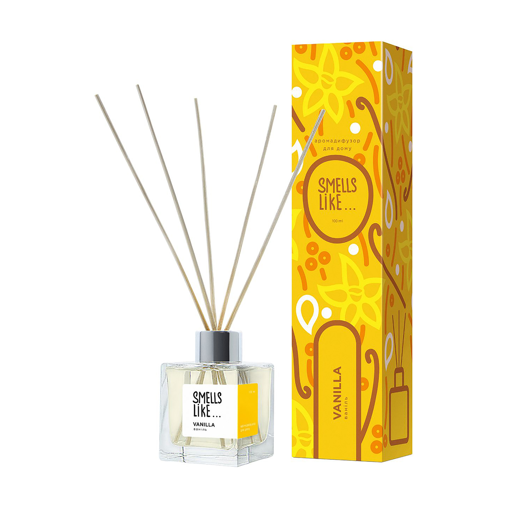 Аромадифузор для дому Smells Like Vanilla, 100 мл